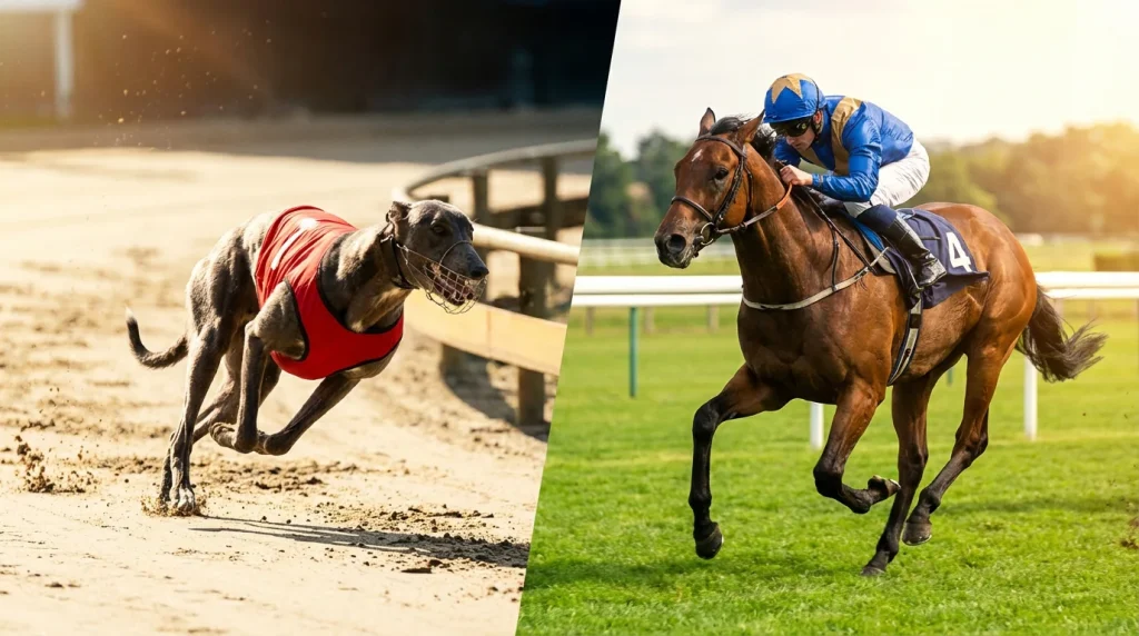Greyhound versus horse racing betting comparison