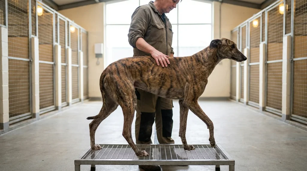 Greyhound weight and age impact on racing performance